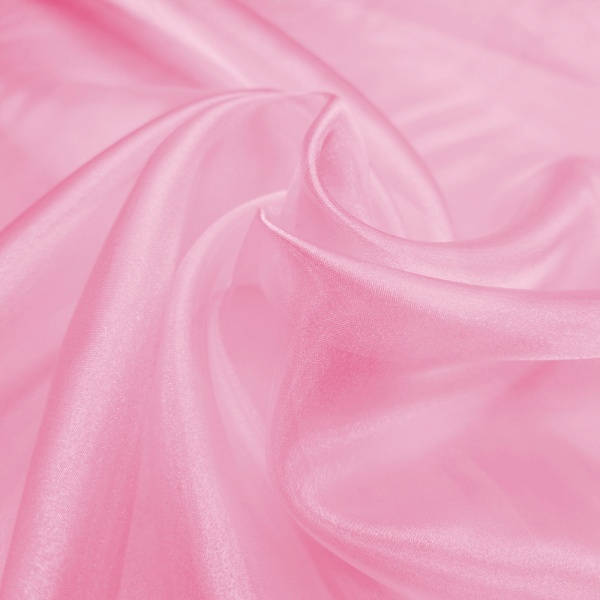 Plain Dyed Organza Pink